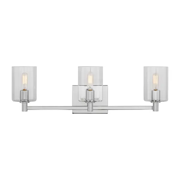 Fullton 3-Light Bath Vanity in Chrome