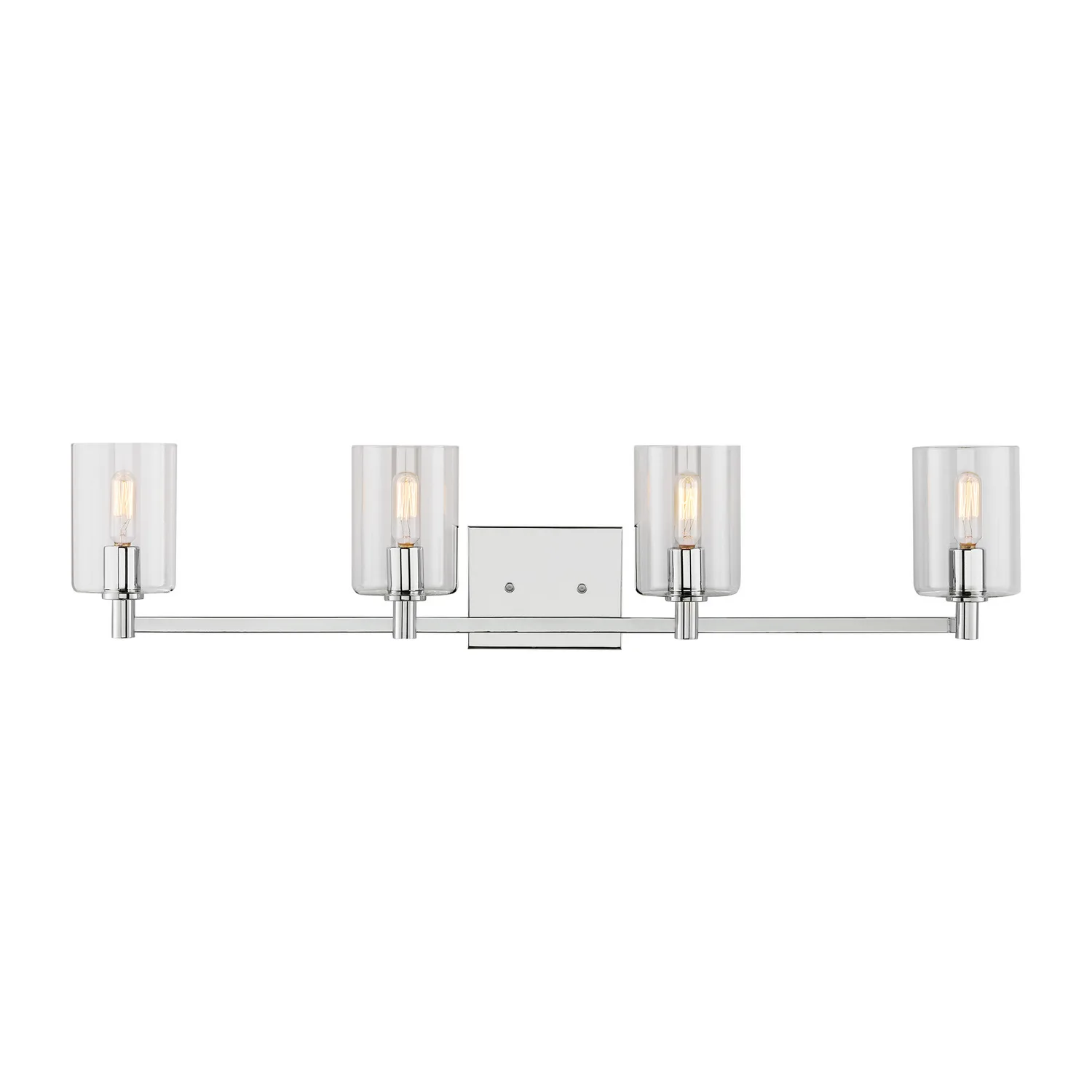 Fullton 4-Light LED Bath Wall Sconce in Chrome