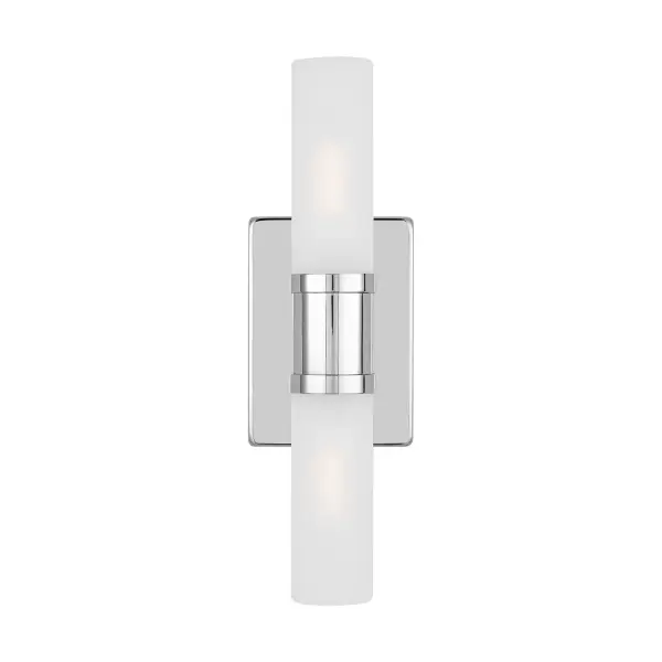 Keaton Two Light Bath Vanity in Chrome