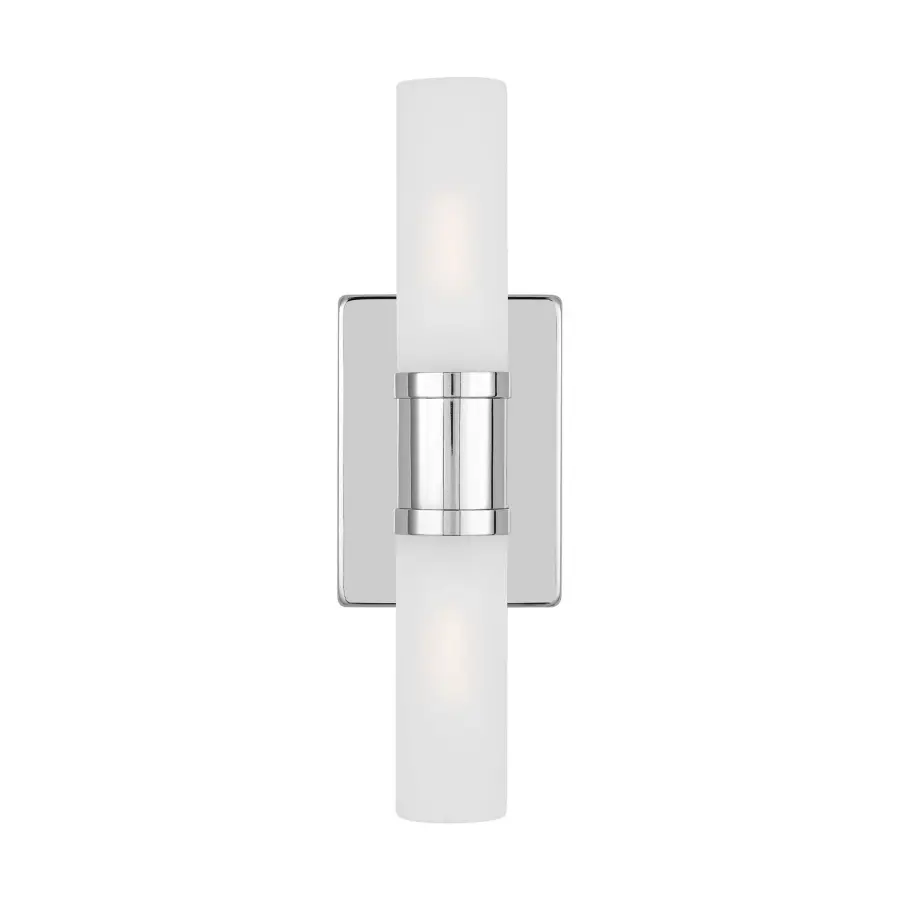 Keaton Two Light Bath Vanity in Chrome