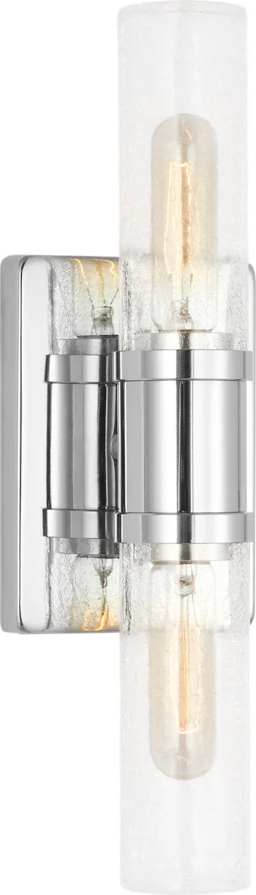 Keaton Two Light Vanity in Chrome
