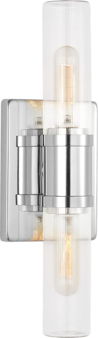 Keaton Two Light Vanity in Chrome