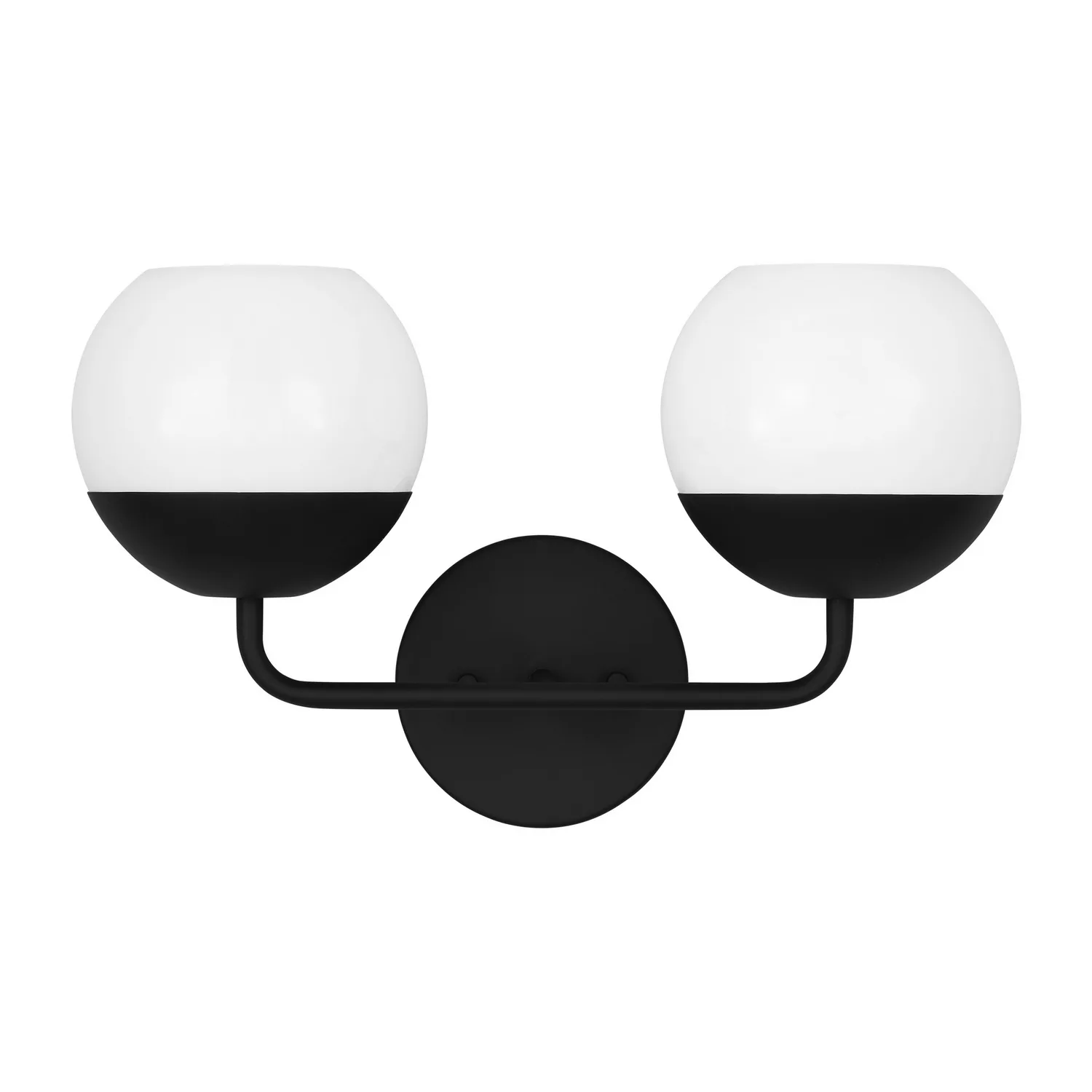 Alvin LED Bath Wall Sconce in Midnight Black
