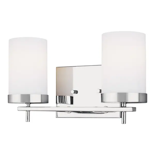 Zire Two Light Wall / Bath in Chrome