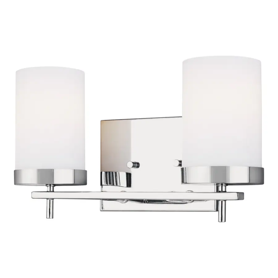 Zire Two Light Wall / Bath in Chrome