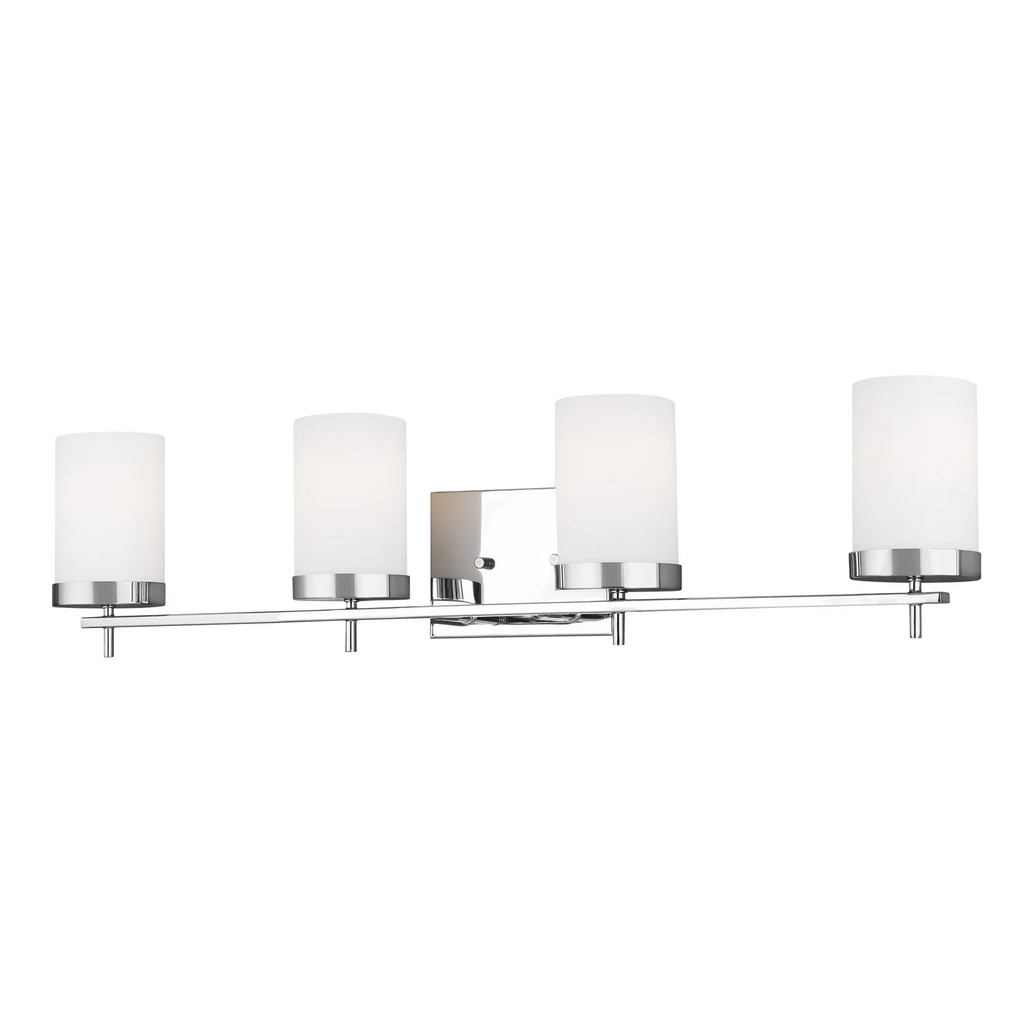 Zire 4-Light Vanity Fixture in Chrome