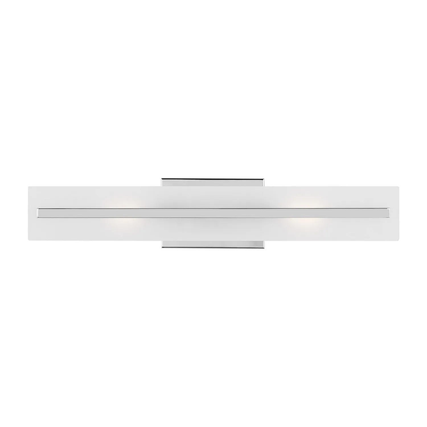 Dex Two Light Bath Vanity in Chrome