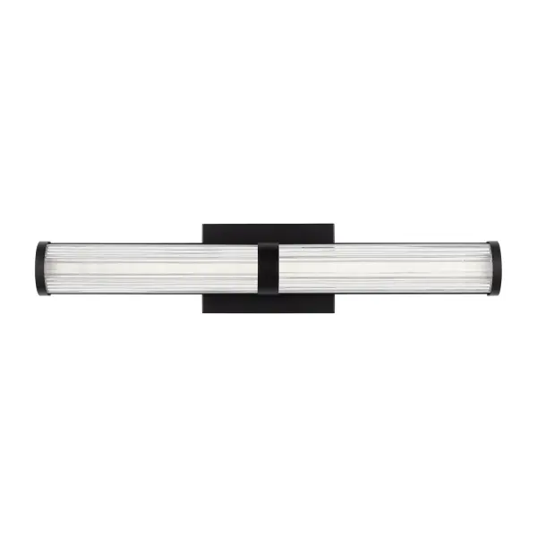 Syden LED Bath Wall Sconce in Midnight Black