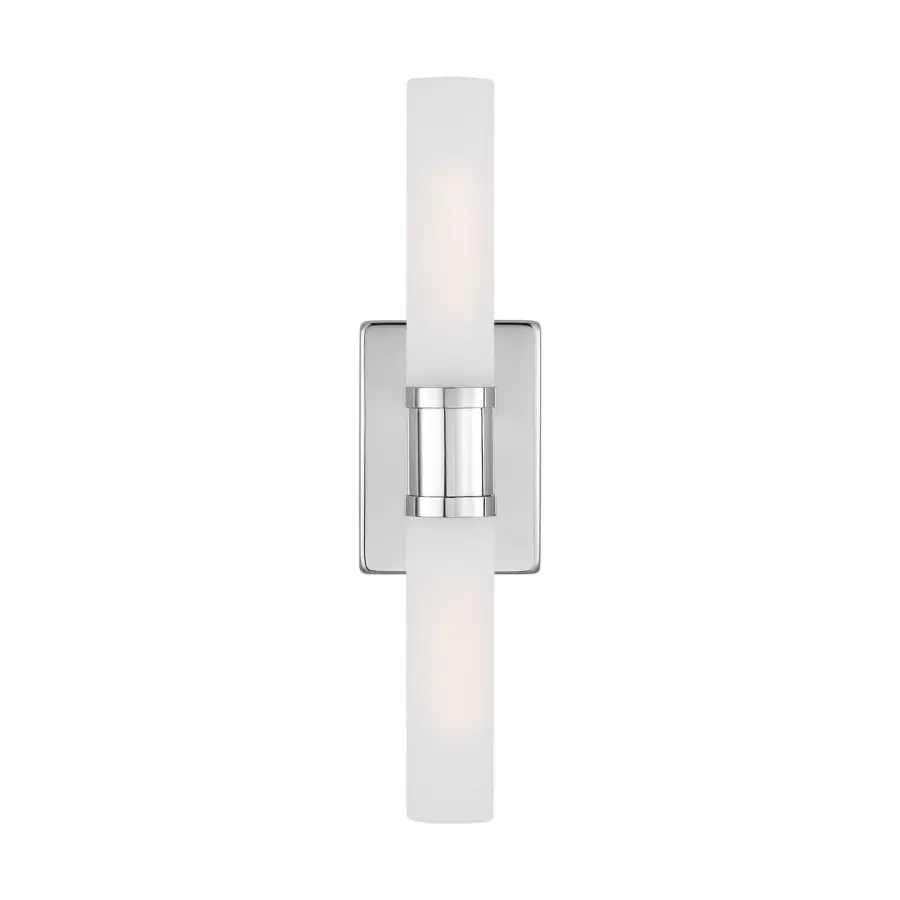 Keaton Two Light Bath Vanity in Chrome
