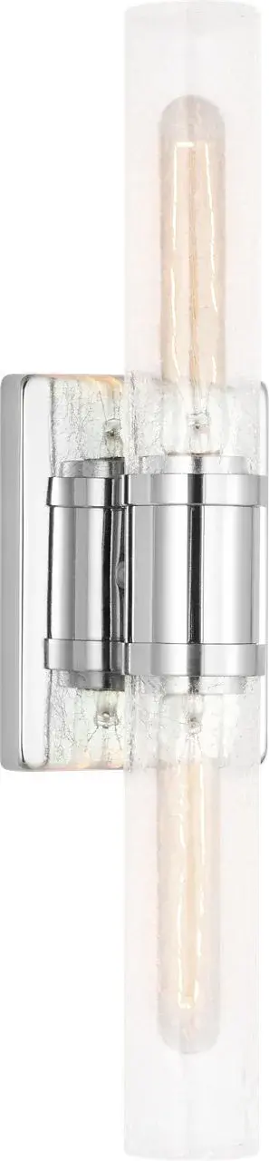 Keaton Two Light Vanity in Chrome