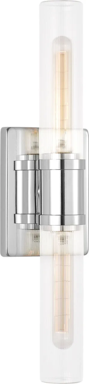Keaton Two Light Vanity in Chrome
