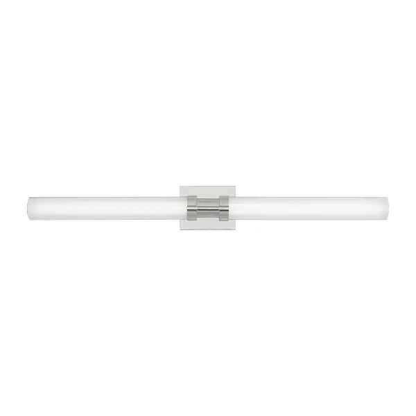 The Kiel LED Bath Sconce delivers modern minimalism with exceptional functionality. Its 37.75-inch vertical profile and integrated LED strips provide abundant, evenly distributed light ideal for full-length vanity mirrors.