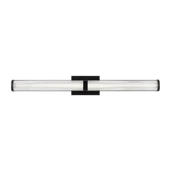 Syden LED Bath Wall Sconce in Midnight Black