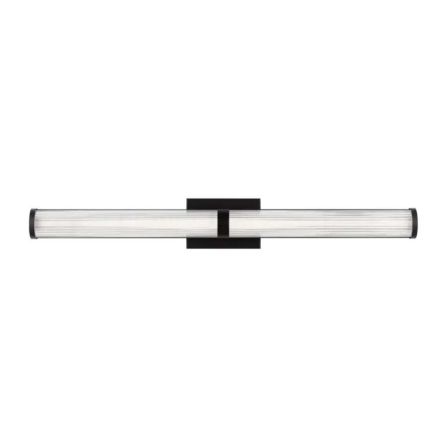 Syden LED Bath Wall Sconce in Midnight Black