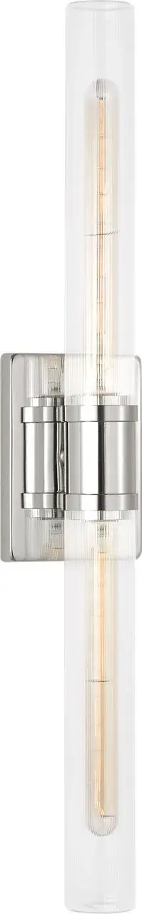 Keaton Two Light Vanity in Chrome