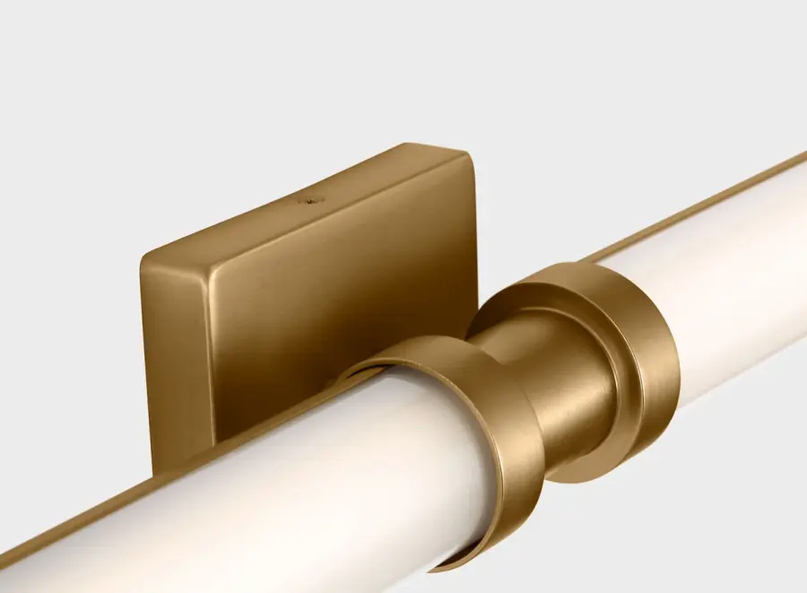 Kiel 48" Bath Vanity Light in Satin Brass - Image 3