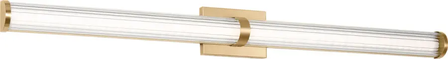 Syden 48" Bath Vanity Light in Satin Brass - Image 1