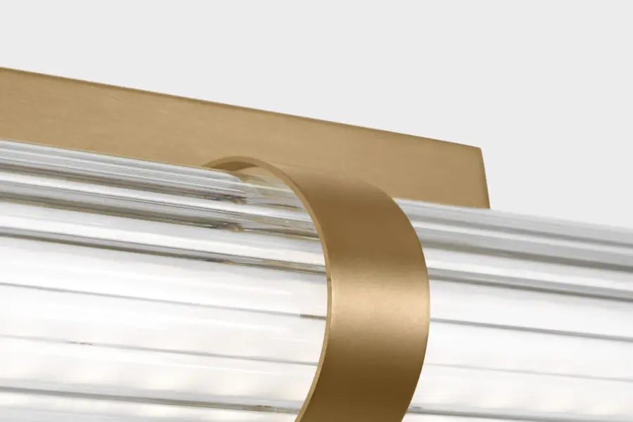 Syden 48" Bath Vanity Light in Satin Brass - Image 4