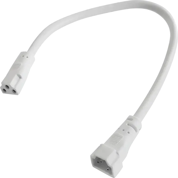 The Vivid II 24" Connector Cord provides a clean, functional solution for adjusting pendant light heights. Its white finish integrates seamlessly with modern fixtures, offering flexibility in lighting design.
