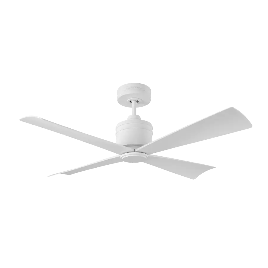 Launceton 44" Ceiling Fan in Matte White - Image 1