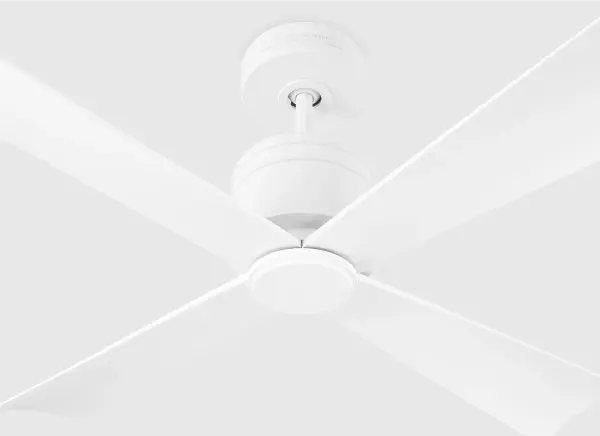 Launceton 44" Ceiling Fan in Matte White - Image 4