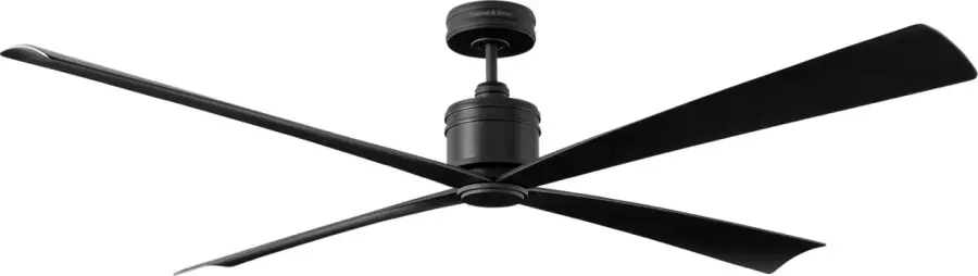 Launceton 72" Ceiling Fan in Matte Black - Image 2