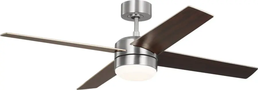 Loni 52" LED Ceiling Fan in Brushed Steel - Image 2