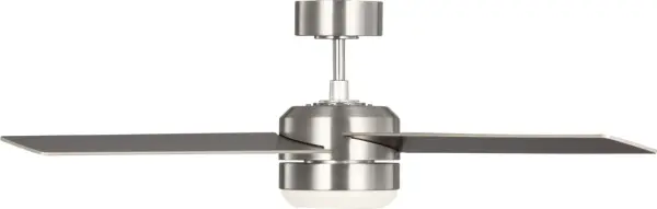 Loni 52" LED Ceiling Fan in Brushed Steel - Image 3