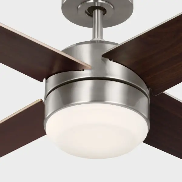 Loni 52" LED Ceiling Fan in Brushed Steel - Image 4