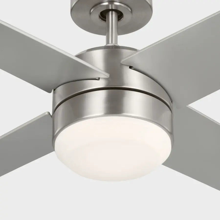 Loni 52" LED Ceiling Fan in Brushed Steel - Image 5