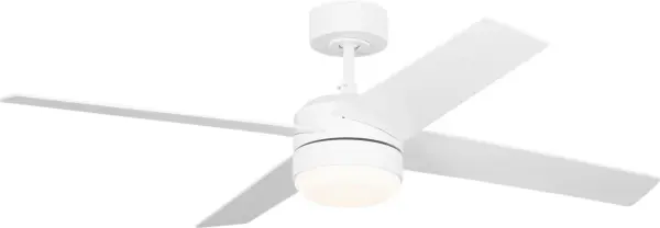 The Loni 52" LED Fan delivers contemporary design with practical functionality. Its sleek four-blade profile and integrated LED lighting provide excellent air circulation and energy-efficient illumination in a clean, minimalist package.