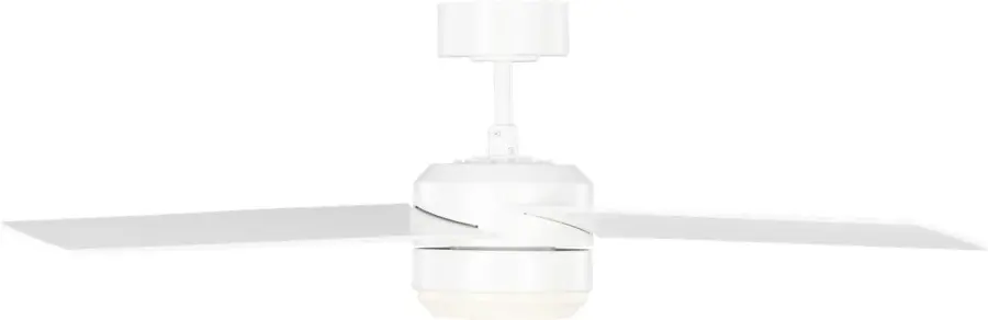 Loni 52" LED Ceiling Fan in Matte White - Image 3