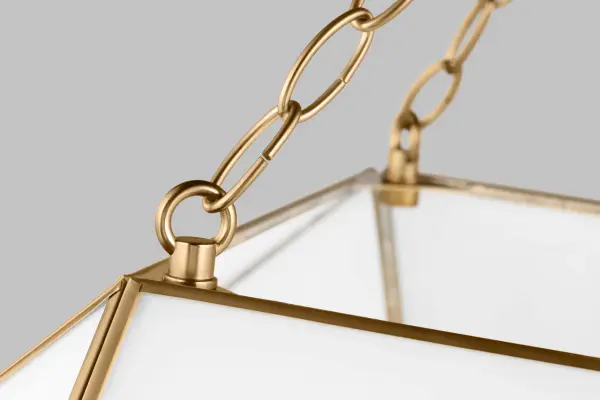 Morrison Four Light Lantern in Satin Brass - Image 2