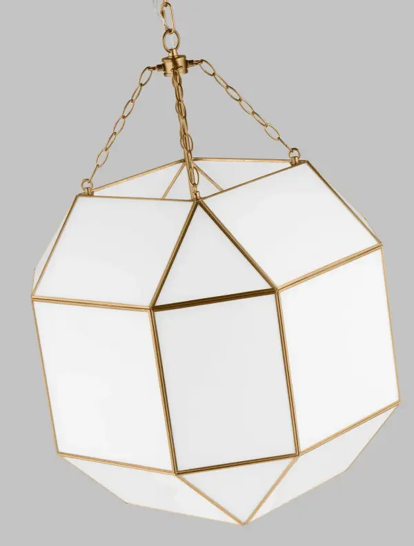 Morrison Four Light Lantern in Satin Brass - Image 3