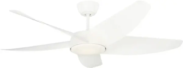 The Arkdale Smart 52" combines elegant curved blade design with advanced smart home integration. Control speed, direction, and LED lighting via smartphone, remote, or voice for effortless modern comfort.