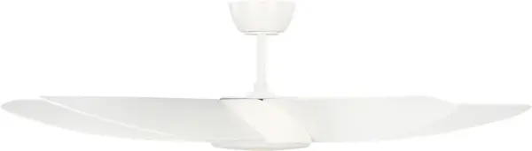 The Arkdale Smart 52" combines elegant curved blade design with advanced smart home integration. Control speed, direction, and LED lighting via smartphone, remote, or voice for effortless modern comfort. - alternate view