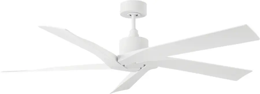 Aspen Coastal 56" Ceiling Fan in Matte White - Image 1
