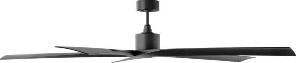 The Aspen Coastal 70" combines marine-grade durability with sophisticated style. Features curved blades, 6-speed remote control with reverse, and integrated lighting—perfect for large indoor or outdoor spaces. - alternate view