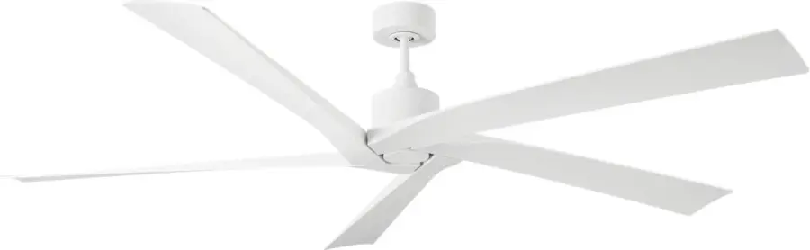 Aspen Coastal 70" Ceiling Fan in Matte White - Image 1