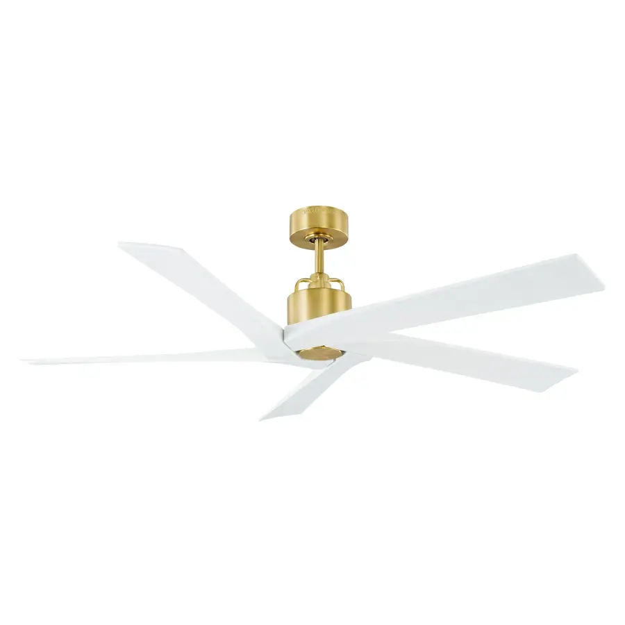 Aspen 56" Ceiling Fan in Burnished Brass