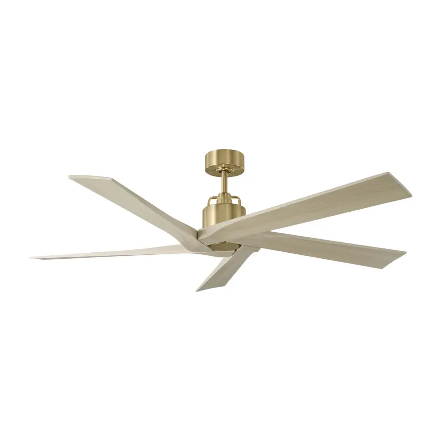 Aspen 56" Ceiling Fan in Burnished Brass