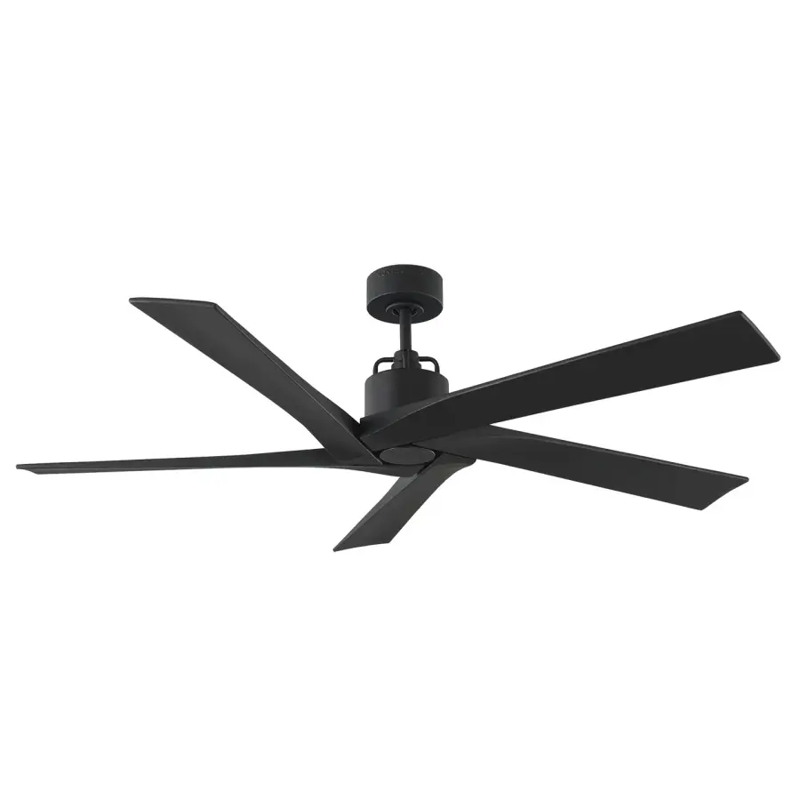 Aspen 56" Ceiling Fan in Midnight Black