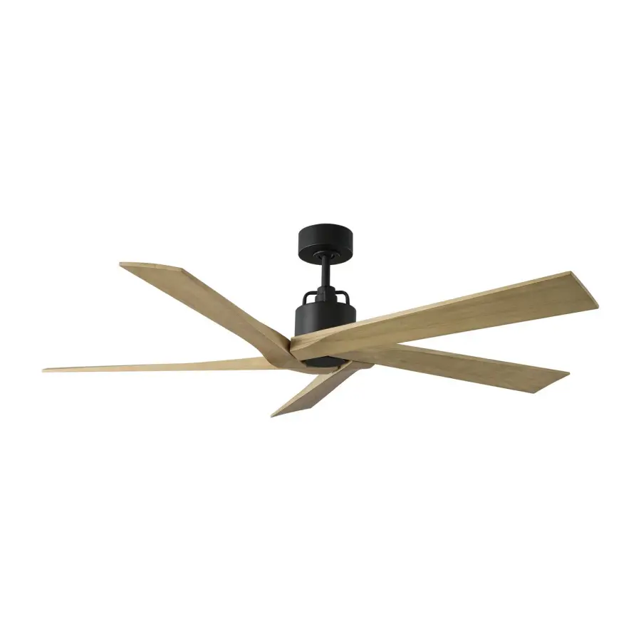 Aspen 56" Ceiling Fan in Midnight Black