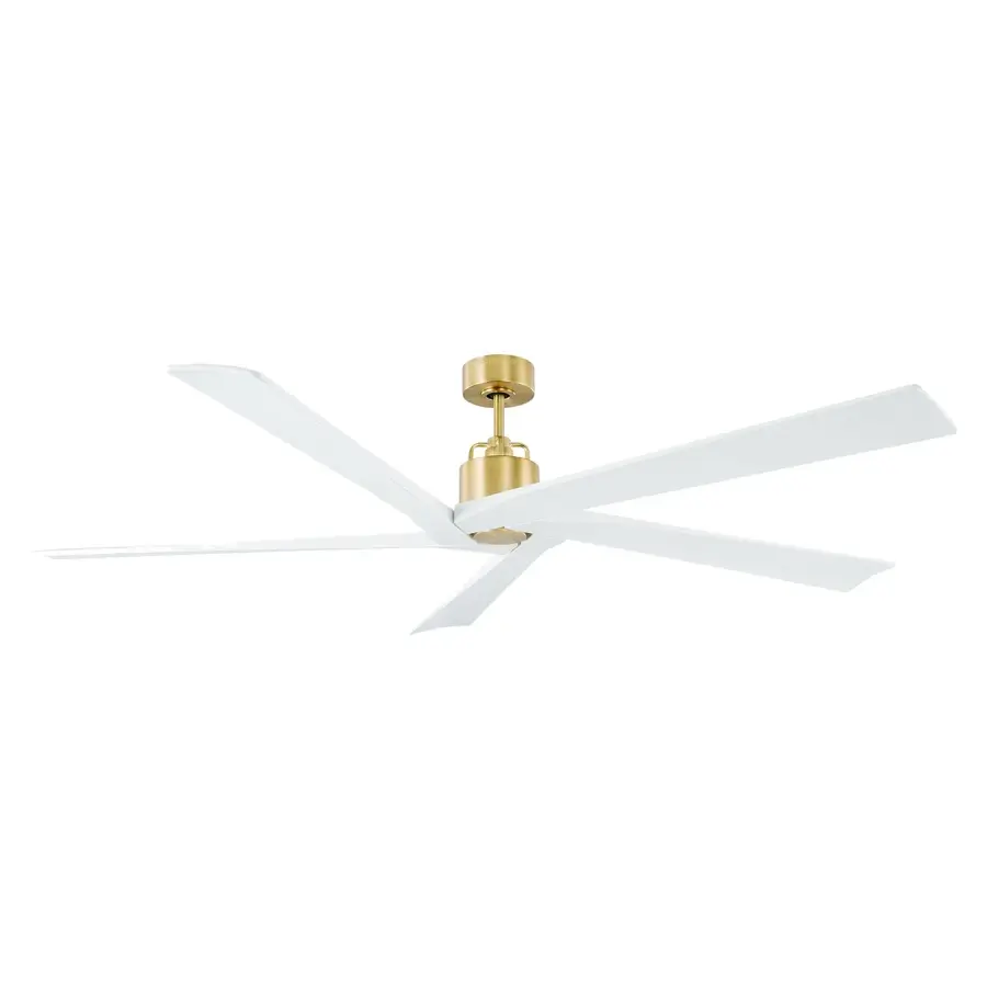 Aspen 70" Ceiling Fan in Burnished Brass