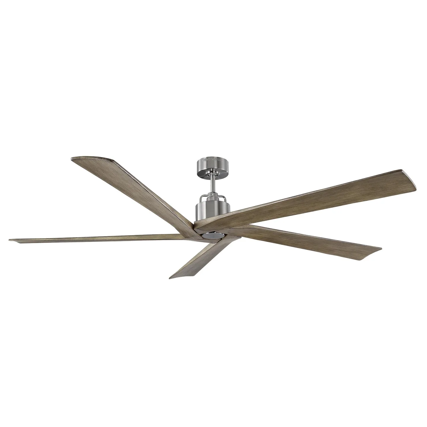 Aspen 70" Ceiling Fan in Brushed Steel