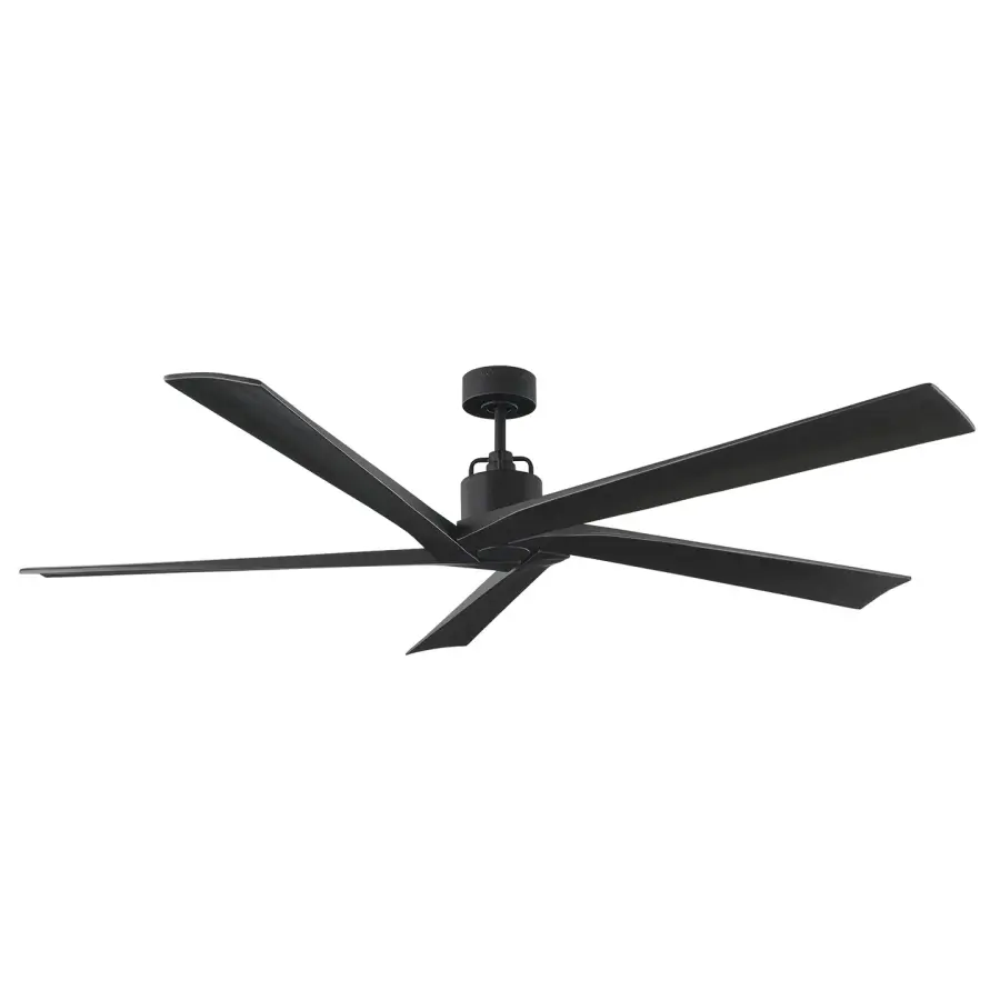 Aspen 70" Ceiling Fan in Midnight Black