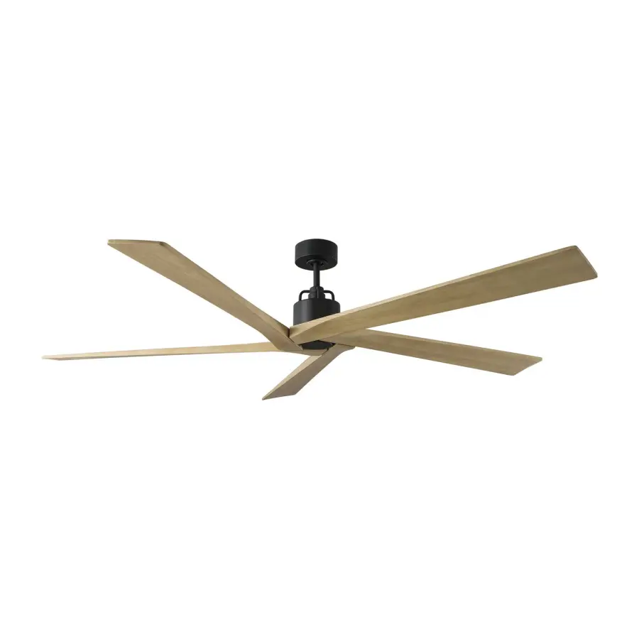 Aspen 70" Ceiling Fan in Midnight Black
