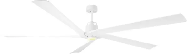 The Aspen 84" is the largest in its family, delivering powerful airflow with sleek modern design. Clean lines and subtle blade curves create elegant symmetry perfect for spacious rooms requiring both style and performance. - alternate view