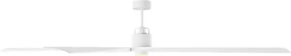 Aspen 84" Ceiling Fan in Matte White - Image 4