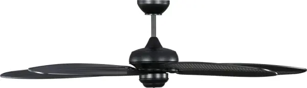 Tropical-Inspired 60" Outdoor Fan with Palm Leaf Blades - Image 3
